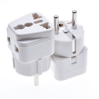 Prise intelligente européenne Schuko Allemagne, adaptateur de prise de voyage EU, convertisseur de prise électrique 16A deux en un, prise électrique WD-9