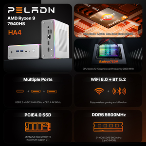 Giá thấp AMD ryzen9 7940hs 32GB DDR5 1TB SSD ai Mini PC Máy tính để bàn R9 7940hs wifi6.0 bt5.2 usb4.0 chơi game mini PC cho Windows 11 - Product Image 3