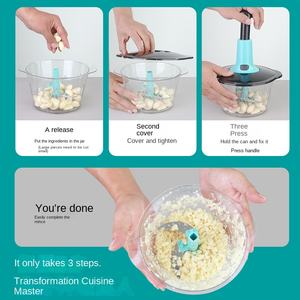 Cuchillo de Cocina Multifuncional, Cortador de Verduras, Pequeña Máquina de Cocina, Picador Doméstico, Relleno, PP PET 420J - Product Image 4