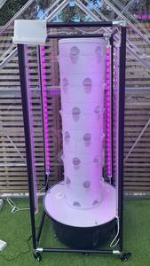 Cómo cultivar plantas hidropónicas, torre de jardín Vertical de forma redonda, hidropónica - Product Image 6