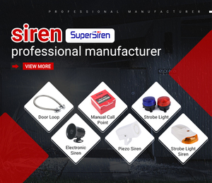 Sirène d'alarme piézoélectrique filaire haute puissance DC9-15V en ABS, compacte, étanche et à réponse rapide pour système de sécurité, vente en gros OEM ODM - Product Image 6