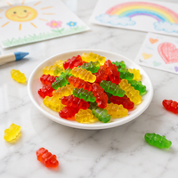 Bonbons gélifiés 3D dinosaures aux saveurs de fruits mélangées, vente en gros, collations pour enfants, étiquette privée personnalisée