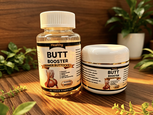 Cápsulas Naturales para Mejorar la Cadera y Crema Reafirmante – Suplemento Herbal para Aumentar Glúteos + Crema de Masaje Lifting para Mujeres - Product Image 5