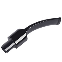 Embout de pipe coudé de 9 mm en acrylique pour la réparation de pipes à tabac, outils et accessoires de bricolage