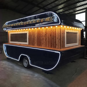 Catering boda Van Bar de cerveza móvil concesión café carrito de comida de perro caliente del camión de comida caravana remolque - Product Image 4