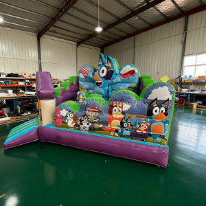 Castillo Hinchable Saltador Comercial para Niños para Exteriores con Tema <span class=keywords><strong>de</strong></span> Dibujos Animados <span class=keywords><strong>de</strong></span> <span class=keywords><strong>Bluey</strong></span>, Brincolín para Interiores, <span class=keywords><strong>Casa</strong></span> <span class=keywords><strong>de</strong></span> Rebote Inflable - Product Image 4