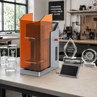 Machine de marquage laser UV 355nm Vmyth Genesis 5W pour gravure 3D sous le surface sur acrylique et verre, 5000mm/s, mise au point semi-automatique, de table