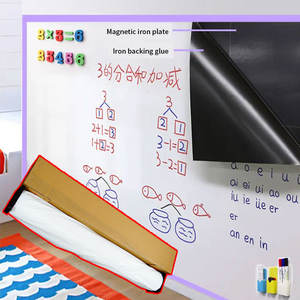 Película de pizarra blanca impresa UV borrable autoadhesiva PET de <span class=keywords><strong>vinilo</strong></span> magnético para Pegatinas de pared y refrigerador - Product Image 1