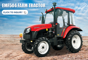 Tracteur agricole automatique YTO EMF504 50HP, nouveau tracteur agricole 4x4 avec pare-soleil, moteur diesel ROPS et prix d'usine - Product Image 2