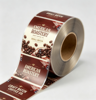 Film en rouleau personnalisé pour emballage de café 500g 1kg, multicolore, scellage thermique, conservation de l'arôme, pour grains de café torréfiés, vente en gros