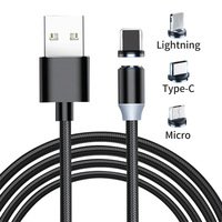Vente en gros de câbles USB haute vitesse pour téléphone portable nouveau câble de données de chargement avec boîte cadeau magnétique pour ordinateur lecteur de codes à barres