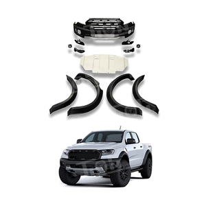 <span class=keywords><strong>Ranger</strong></span> Bodykit Mise à niveau vers les accessoires modifiés <span class=keywords><strong>Raptor</strong></span> avec pare-chocs avant Grill Fender Flares Pièces de rechange Kits de carrosserie - Product Image 3