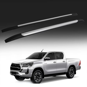 Porte-bagages de toit pour voiture 4x4 JOESHIER, compatible avec Toyota Hilux REVO, rails de toit, barres latérales en alliage d'aluminium - Product Image 3