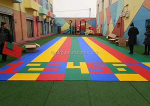 Revêtement de sol extérieur portable Pickleball Court Carreaux de sol sportif Revêtement de sol intérieur imperméable en vinyle - Product Image 3