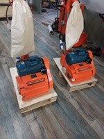 Machine à poncer et polir les sols facile à utiliser, machine de rénovation pour parquet massif, machine à poncer les sols
