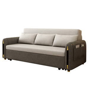 Foldable Dual Use Tech Cloth <b>Sofa</b> <b>Bed</b> <b>With</b> <b>Storage</b> Easy Clean Multifunctional Space Saving Furniture For Small Home - Product Image 4