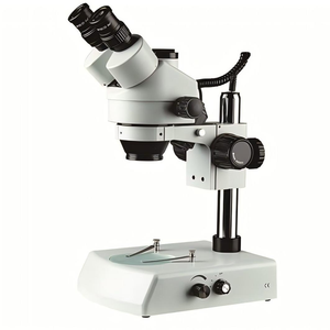 Microscopio estéreo binocular/<span class=keywords><strong>trinocular</strong></span> con configuración estándar de aumento de zoom continuo 7X-45X - Product Image 2