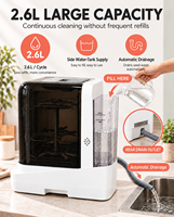 Nettoyeur-sécheur de biberons électrique compact en acier inoxydable SUS 304, lavage vapeur intelligent, stockage 24h pour accessoires d'alimentation, couvercles, tétines, joints en silicone