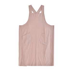 Cotton Linen <b>Apron</b> for Women with Pockets for <b>Cooking</b> Baking Black Designer Salon <b>Apron</b> - Product Image 5