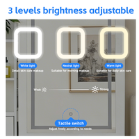 Table de maquillage moderne pour la maison, meuble de chambre à coucher, coiffeuse très vendue avec lumières LED et tiroir pour femme et fille
