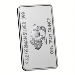 Insignia Hr Buffalo de 1 onza de plata, modelo de artesanía coleccionable de metal chapado en plata - Product Image 1