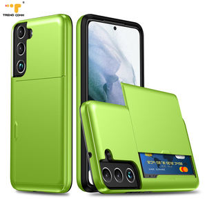 Funda rígida de plástico TPU para PC con diseño comercial a prueba de golpes <span class=keywords><strong>Samsung</strong></span> S24, funda protectora trasera deslizante, soporte de crédito, billetera móvil, características - Product Image 2