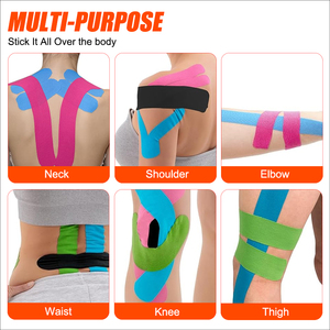 EONBON Bande Kinesiologique Professionnelle Hypoallergénique Sans Latex pour le Sport, Bande Élastique Robuste pour Genoux et Football - Product Image 3