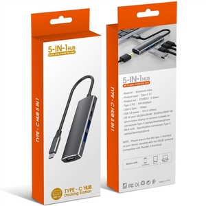 Station d'accueil, Hub Type C, Répartiteur multi-ports, <span class=keywords><strong>Adaptateur</strong></span> <span class=keywords><strong>USB</strong></span> <span class=keywords><strong>HDMI</strong></span> - Product Image 4
