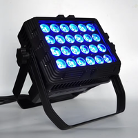 Luz LED Par Profesional de Fábrica 24X15W RGBWA UV 6en1 IP65 Impermeable DMX para Exteriores, Iluminación de Escenario para Bodas, Discotecas y Proyectos
