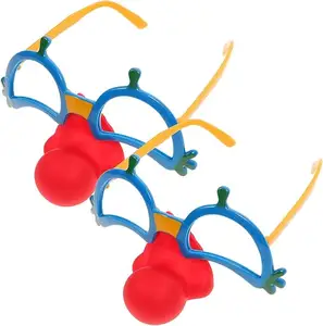 할로윈 의상 액세서리 파티 호의를위한 재미있는 안경과 재미있는 코 변장 안경