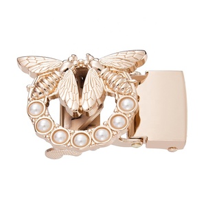 ファッションアクセサリー合金金属女性のベルトバックル3D蜂デザイン - Product Image 1