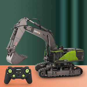 Camion en alliage 1/14 Scale Remote Control Diecast Car 22 CH <span class=keywords><strong>HUINA</strong></span> <span class=keywords><strong>1593</strong></span> Metal Engineering Excavator Toys <span class=keywords><strong>RC</strong></span> Car - Product Image 2