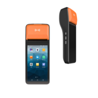 Mesin POS Portabel Android H5 Murah Dengan Printer Thermal Terminal POS Genggam Pemindai Barcode 1d 2d