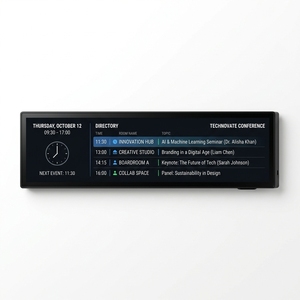 Écran LCD numérique étiré haute résolution Android 24/25/26 pouces pour signalisation de salle de réunion et écran de stand de salon professionnel - Product Image 1