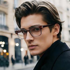 ファインウェル LS086 <span class=keywords><strong>2026</strong></span> トレンド レディース 幾何学模様 ヴィンテージメガネ 卸売 ファッション 透明アイウェアフレーム - Product Image 1