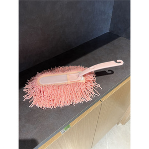 Plumero Electrostático de Microfibra Japonés, Cabezal Redondo Rosa, Juego de Cepillos de Limpieza Antiestáticos para Grietas - Product Image 5
