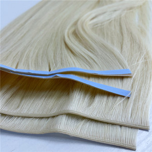2025 nouvelle mode en gros russe Extensions de cheveux longue bande Invisible Blonde injecté bande trame couleurs claires - Product Image 5