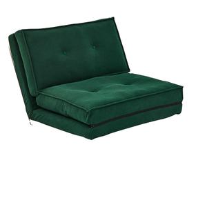 Canapé-lit moderne minimaliste pliable à double usage, en coton moelleux, hauteur réglable pour les petits appartements - Product Image 1