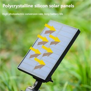 Lampes <span class=keywords><strong>de</strong></span> <span class=keywords><strong>jardin</strong></span> solaires rotatives 4 pièces LED 1.5W polysilicium 18650 batterie 1200mAh lampes LED à énergie solaire, pour l'éclairage <span class=keywords><strong>de</strong></span> <span class=keywords><strong>jardin</strong></span> - Product Image 2