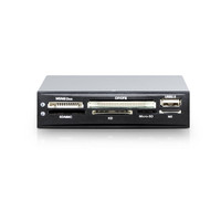 Módulo de unidad óptica de 3,5 pulgadas, carcasa de hierro, lector de tarjetas multifuncional incorporado, utilizado para lector de tarjetas USB 2,0 de unidad de disquete