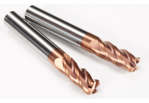 Chất lượng cao mũi tròn cuối Mills Vonfram cacbua rắn tráng CNC phay cắt <span class=keywords><strong>4</strong></span> sáo cuối Mills với bán kính góc - Product Image 6