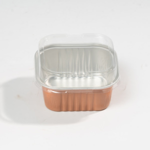 Teglie Quadrate in Alluminio con Coperchi, Contenitori Monouso per Alimenti, Ideali per Torte e Arrosti - Product Image 3