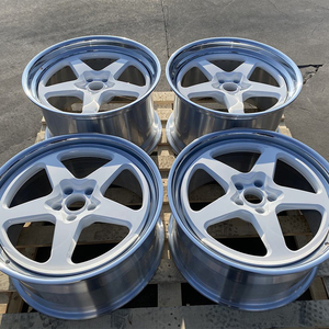 Jantes en alliage d'aluminium forgé T6-6061, 2 pièces, finition étoile polie, 16 17 18 19 20 21 22 pouces, 5X112 5X114.3 5X120, à déport profond - Product Image 6
