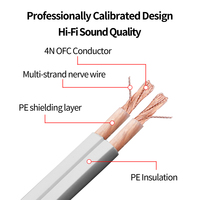 240XP Câble haut-parleur Câble audio Câble haut-parleur Hifi en cuivre pur OFC Câble en vrac 14AWG 240 Core
