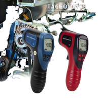 Testeur de vitesse numérique LCD, tachymètre automatique portatif, testeur de régime, instrument de mesure de vitesse de type pistolet laser, IP65