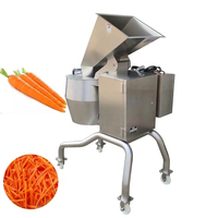 Máquina Eléctrica Industrial de Alta Velocidad para Triturar Repollo con Motor de Acero Inoxidable, Cortadora Automática Multifuncional para Vegetales