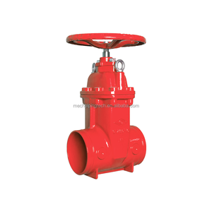 Mech FM cho UL chữa cháy dễ uốn sắt đỏ Epoxy ral3000 mặt bích đàn hồi nrs Van cổng cho điều khiển nước bằng tay - Product Image 3