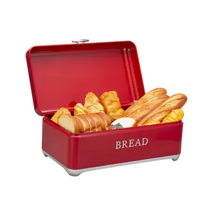 皇冠系列厨房储物套装面包咖啡糖盒茶盒厨房食品收纳盒金属面包盒