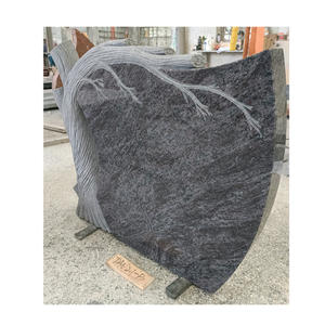 <span class=keywords><strong>Prix</strong></span> d'usine, arbre en granit bleu des Bahamas avec <span class=keywords><strong>gravure</strong></span> pour cimetière, design avec pierres tombales - Product Image 3