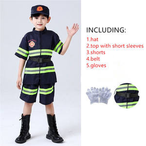Disfraz de Bombero para Niños de Halloween, Uniforme de Bombero <span class=keywords><strong>Sam</strong></span> de Películas y Televisión, Traje de Cosplay - Product Image 6